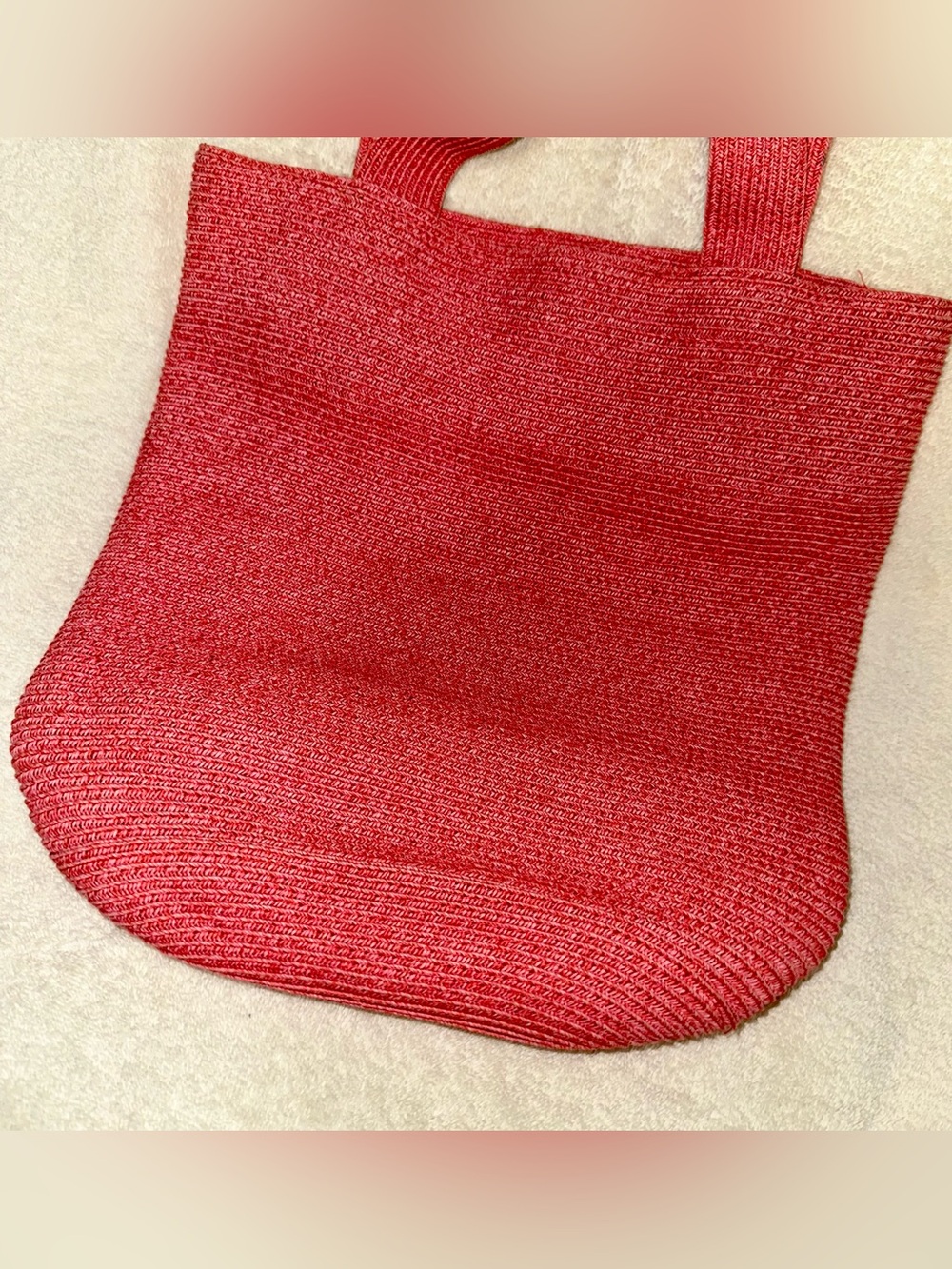 San Diego Hat Co Pink Woven Straw Shoulder Tote Bag Summer Beach Purse - Picture 3 of 8